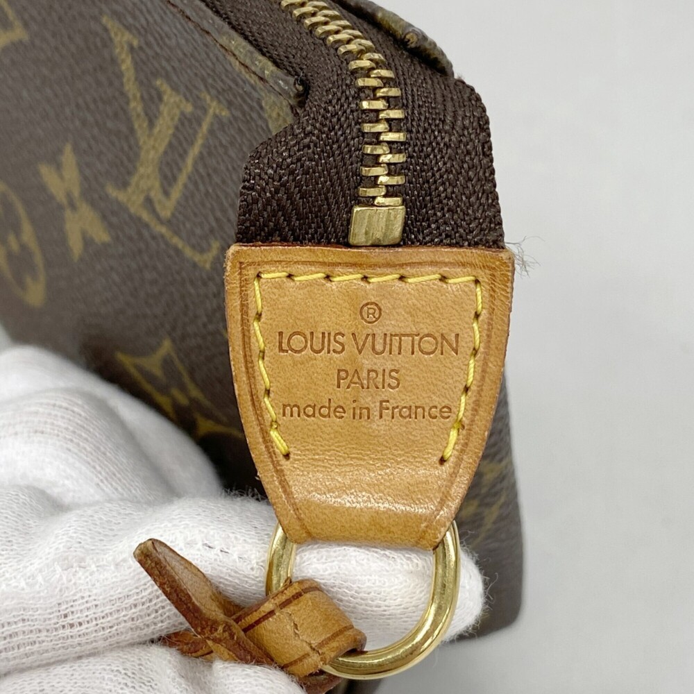 LOUIS VUITTON Brown Monogram Pochette Pouch - Picture 5 of 7